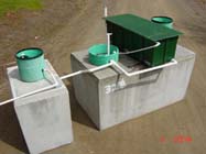 An AdvanTex mockup using a 1500 and a 500 gallon tank.