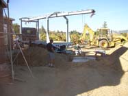 A tank set with the rear-set truck.